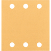 Bosch Punched Hook and Loop Sanding Sheets 115mm x 107mm 80g Pack of 10