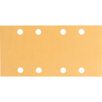 Bosch Punched Hook and Loop Sanding Sheets 93mm x 186mm 180g Pack of 50