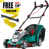 Bosch ROTAK 43 LI ERGOFLEX 36v Cordless Rotary Lawnmower 430mm 2 x 4ah Li-ion Charger