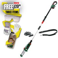 Bosch UNIVERSALCHAINPOLE 18v Cordless Telescopic Pole Tree Pruner 200mm 1 x 2.5ah Li-ion Charger