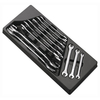 Britool Expert 11 Piece Double Open End Spanner Set 6mm - 24mm in Module Tray