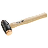 Britool Expert 56oz Copper / Leather Rawhide Hammer Size 2