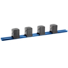 Britool Expert Socket Retaining Rail with 4 Clips for 1" Drive Sockets