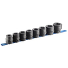 Britool Expert Socket Retaining Rail with 8 Clips for 1" Drive Sockets