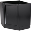 Bunker Modular Corner Floor Cabinet Black