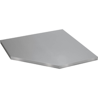 Bunker Modular Stainless Steel Worktop for Corner Cabinet 0.86m