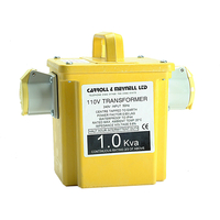 Carroll & Meynell 2.25Kva 240v to 110v Step Down Portable Site Power Tool Transformer with 2 16amp Sockets