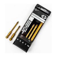 CK 5 Piece Glass and Tile Tct Drill Bit Set