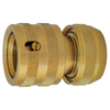 CK Brass Female Automatic Water Stop Hose Connector for 12.5mm (1/2") Hose Pipes