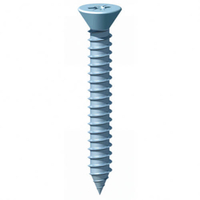 Countersunk Head Pozi Self Tapping Screws 6 x 1" Box of 200