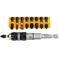 DeWalt 10 Piece Impact Torsion Pivoting Holder Screwdriver Bit Set