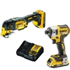Dewalt 18v XR Impact Driver & Multi Tool Cordless Kit