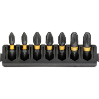 DeWalt 7 Piece FlexTorq Pozi Screwdriver Bit Bar Set