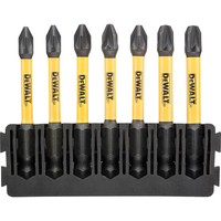 DeWalt 7 Piece FlexTorq Pozi Screwdriver Bit Bar Set