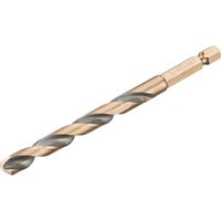 DeWalt Black and Gold Hex Impact HSS Drill Bit 8mm Pack of 1