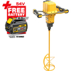 DeWalt DCD240 54v XR Cordless FLEXVOLT Paddle Mixer 2 x 9ah Li-ion Charger No Case