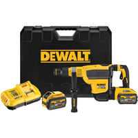 DeWalt DCH614 54v XR Cordless FLEXVOLT SDS Max Combination Hammer 2 x 9ah Li-ion Charger Case
