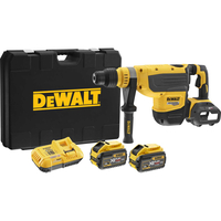 DeWalt DCH733 54V XR Flexvolt SDS Max Rotary Hammer 2 x 9ah Li-ion Charger Case