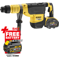 DeWalt DCH773 54v XR Flexvolt Cordless SDS Max Rotary Hammer 2 x 12ah Li-ion Charger Case