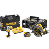 DeWalt DCK2056T2T 54v Cordless XR FLEXVOLT Drill Driver & Circular Saw Kit 2 x 6ah Li-ion Charger Case