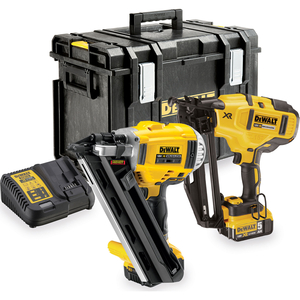 Dewalt DCK264P2 XR Nailer Twin Pack 18 Volt 2 x 5.0Ah Li-Ion