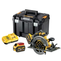Dewalt DCS579 54v XR Cordless FLEXVOLT High Power Rail Compatible Circular Saw 190mm 2 x 6ah Li-ion Charger Case