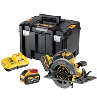 Dewalt DCS579 54v XR Cordless FLEXVOLT High Power Rail Compatible Circular Saw 190mm 2 x 9ah Li-ion Charger Case