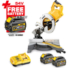 DeWalt DCS778 54v XR Cordless FLEXVOLT Mitre Saw 250mm 2 x 6ah Li-ion Charger No Case
