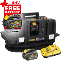 DeWalt DCV586M 54V XR Cordless Flexvolt M-Class Dust Extractor 2 x 6ah Li-ion Charger No Case