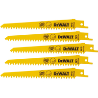 DeWalt S1344D Plaster Reciprocating Sabre Saw Blades 152mm Pack of 5