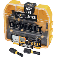 DeWalt Tough Case Torsion Flex Torq Screwdriver Bits Torx T25 25mm Pack of 25
