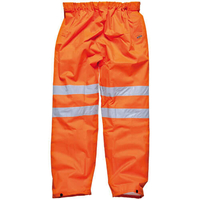 Dickies High Vis GO/RT Over Trousers Orange Medium