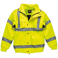 Dickies High Vis Safety Bomber Jacket EN471 Class 3 Yellow Medium