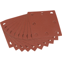 Draper 104 x 112mm 120G Aluminium Oxide Sanding Sheets Pack of 10