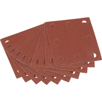 Draper 104 x 112mm 80G Aluminium Oxide Sanding Sheets Pack of 10