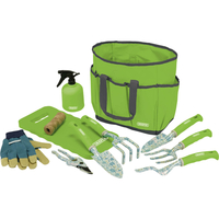 Draper 11 Piece Floral Pattern Garden Tool Kit