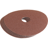 Draper 115mm 120G Aluminium Oxide Sanding Disc Pack of 5