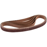 Draper 13mm x 457mm Aluminium Oxide Sanding Belts 13mm x 457mm Assorted Pack of 5