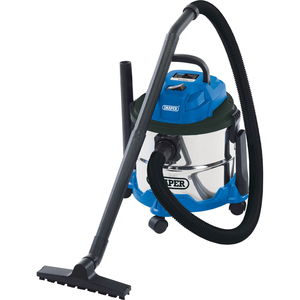 Draper 15L Wet and Dry Vacuum Cleaner 1250 Watts 240v