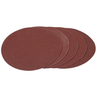 Draper 180mm Hook and Loop Aluminium Oxide Sanding Discs 180mm 100g Pack of 5