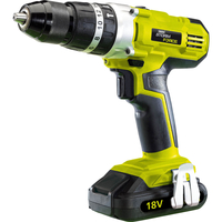 Draper 18V Cordless Hammer Drill 2 x 1.5ah Li-ion Charger Case