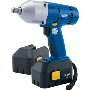 Draper 19.2v Cordless 1/2" Drive Impact Wrench + 2 NiMH Batteries 2ah