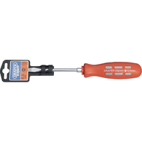 Draper 6mm x 100mm Expert Plain Slot Flared Tip Mechanics Screwdriver