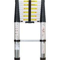 Draper Aluminium Telescopic Ladder 3.8m