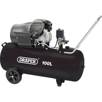 Draper DA100/412TV Air Compressor 100 Litre 240v
