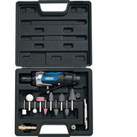 Draper DAT AGK Air Die Grinder and 15 Piece Accessory Kit