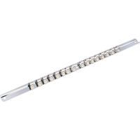 Draper Expert 3/8" Drive Socket Retaining Rail 16 Clip 3/8" 415mm