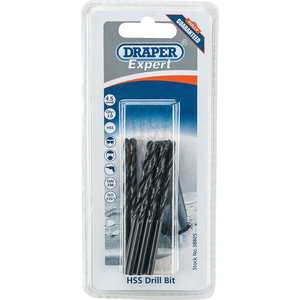 Draper Expert 4.5mm HSS Drill Bits for Metal Pack of 10
