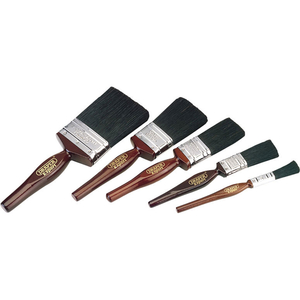 Draper Expert 5 Piece Pure Bristle Paint Brush Set with Hardwood Handles