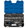 Draper Expert 71 Piece Combination Drive Hex and Go Through Socket Set Metric and Imperial 3/8"